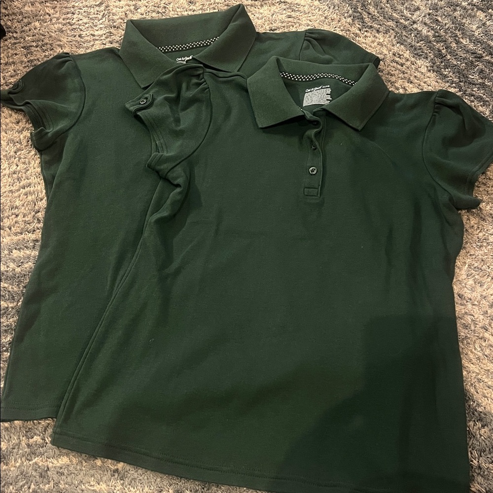Cat & Jack Hunter Green Polo